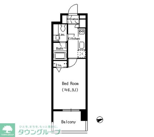 MFPRコート蒲田の物件間取画像
